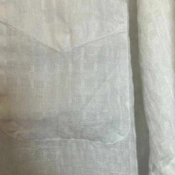 Jos. A. Bank  Reserve 100% linen white textured short sleeves button down shirt - Picture 4 of 7